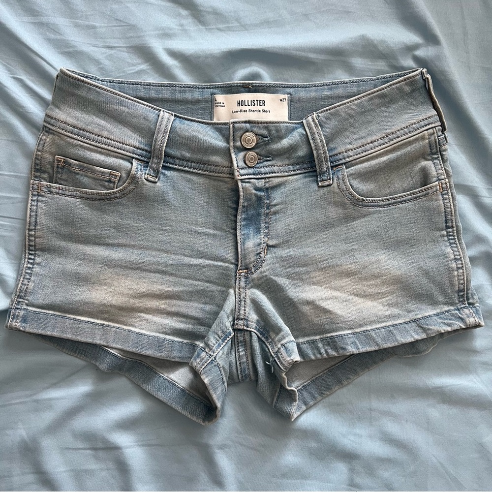 Hollister Low Rise Denim Shorts